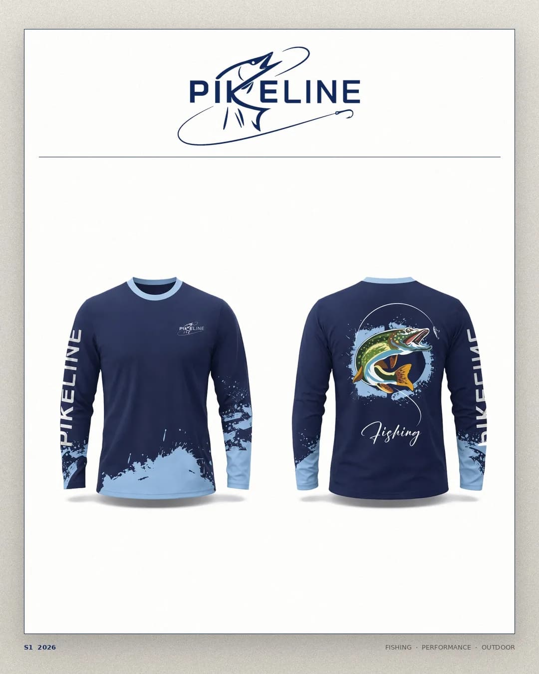 Strike Blue longsleeve